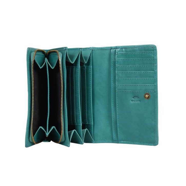 MAITRE STEINBACH Dilara Damenbörse turquoise