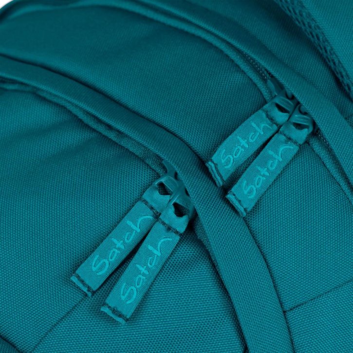 Satch Pack Schulrucksack deep petrol