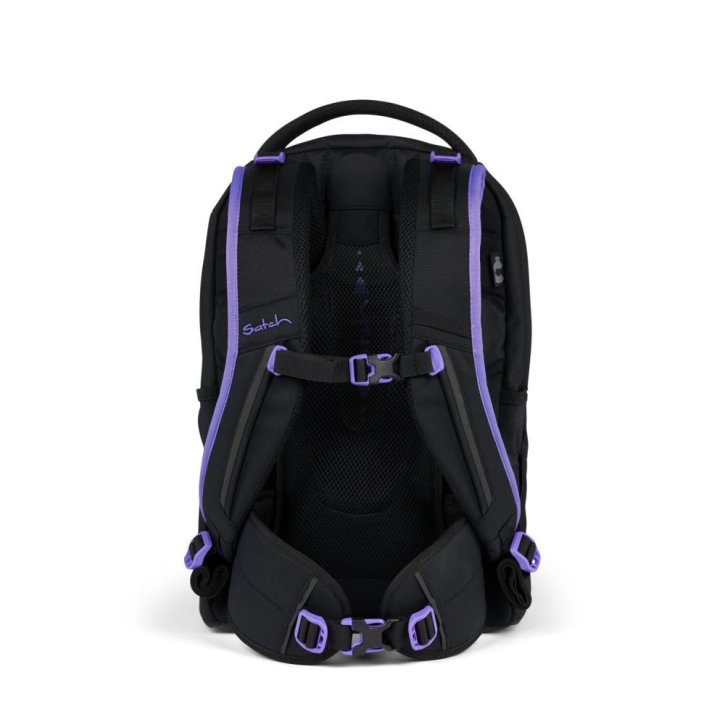 Satch Pack Schulrucksack purple phantom