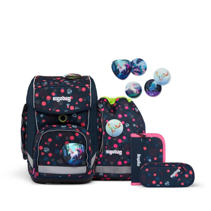 Ergobag Cubo Schulranzen-Set PhantBärsiewelt