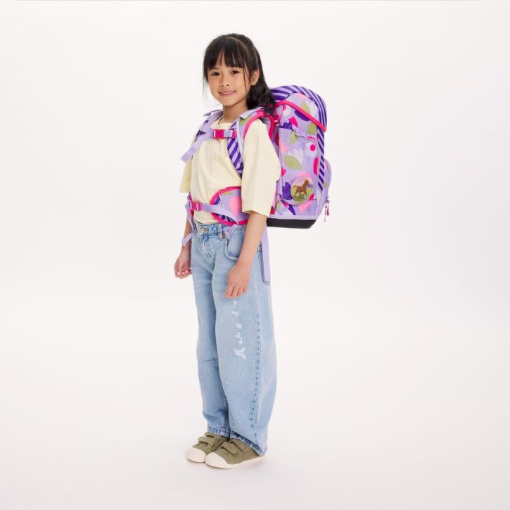 Ergobag Cubo Schulranzen-Set BlütenzauBär