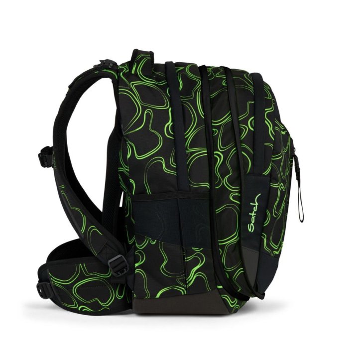 Satch Match Schulrucksack green supreme