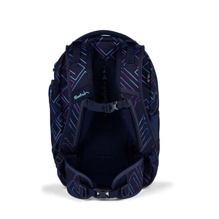 Satch Match Schulrucksack purple laser