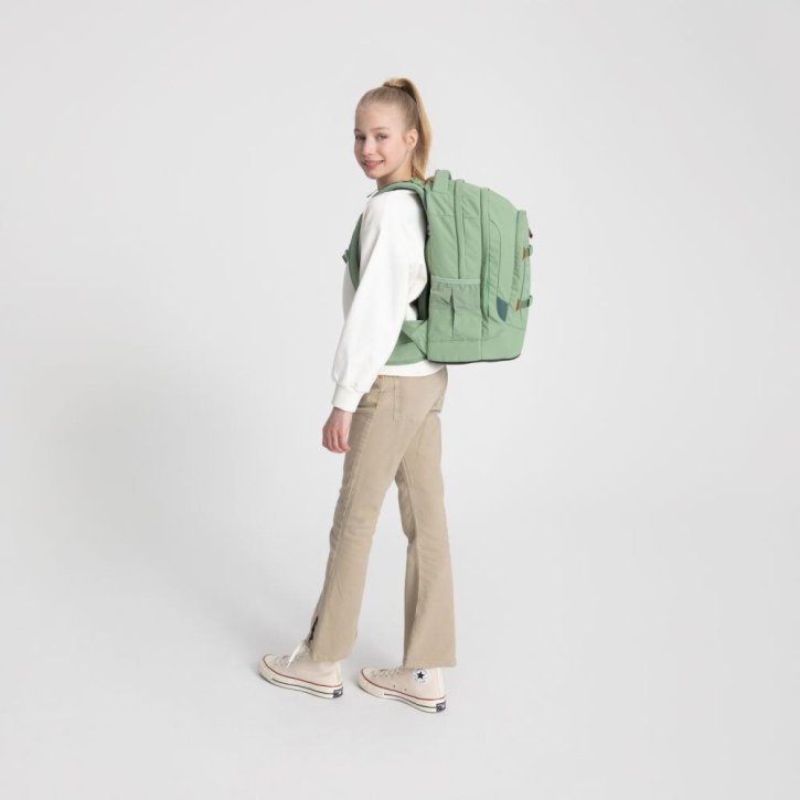 Satch Pack Schulrucksack nordic jade green
