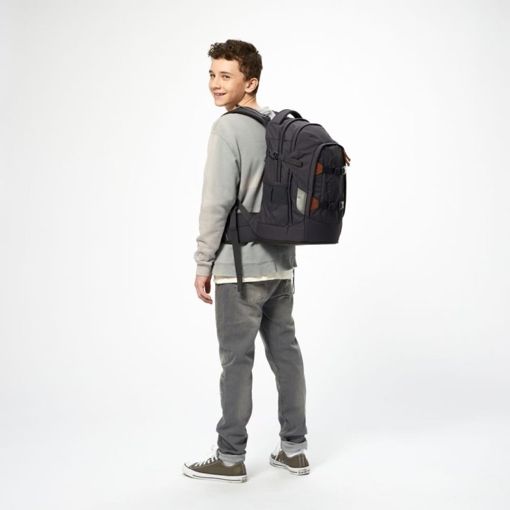 Satch Pack Schulrucksack nordic grey