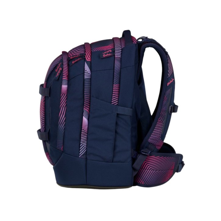 Satch Pack Schulrucksack seismic pink