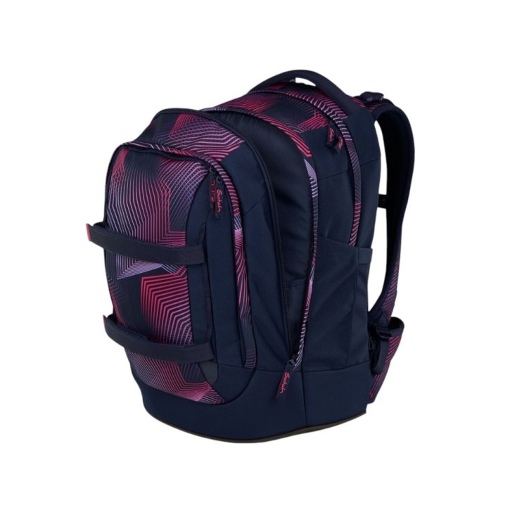 Satch Pack Schulrucksack seismic pink