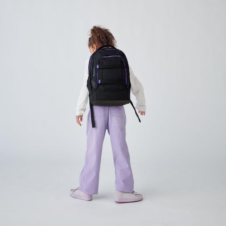 Satch Pack Schulrucksack purple phantom