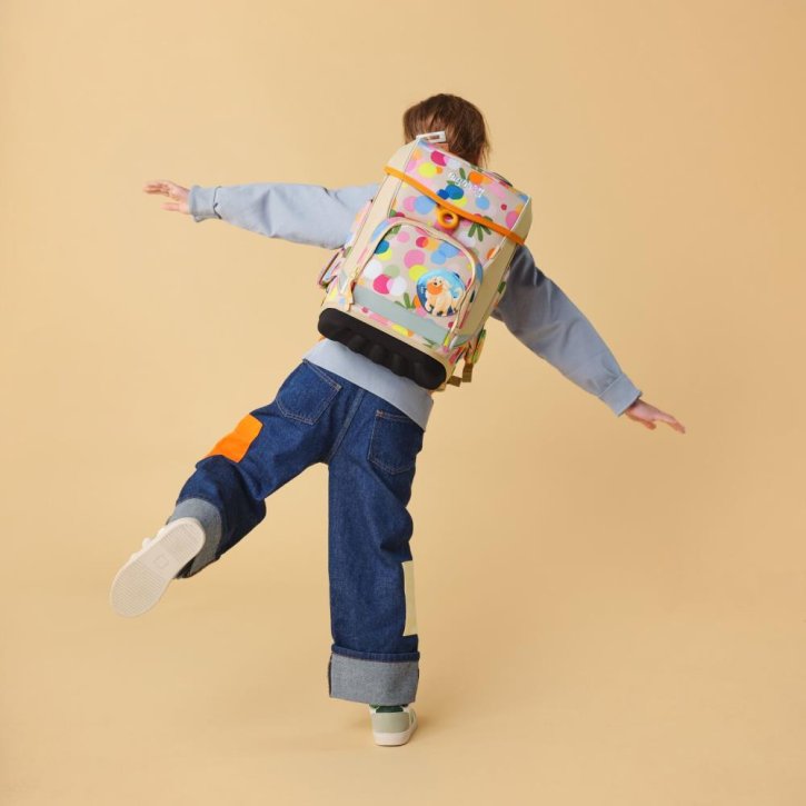 Ergobag Cubo Schulranzen-Set Flower PowBär