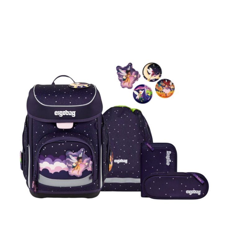 Ergobag Cubo Schulranzen-Set SternguckBär