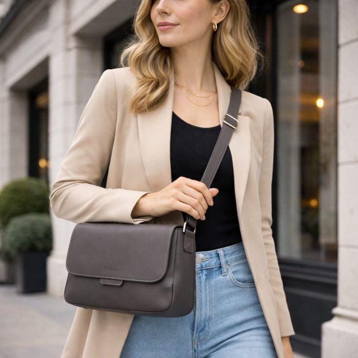 Picard  TIMELESS Schultertasche kiesel