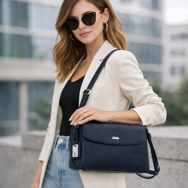 Picard  REALLY Umhängetasche ozean