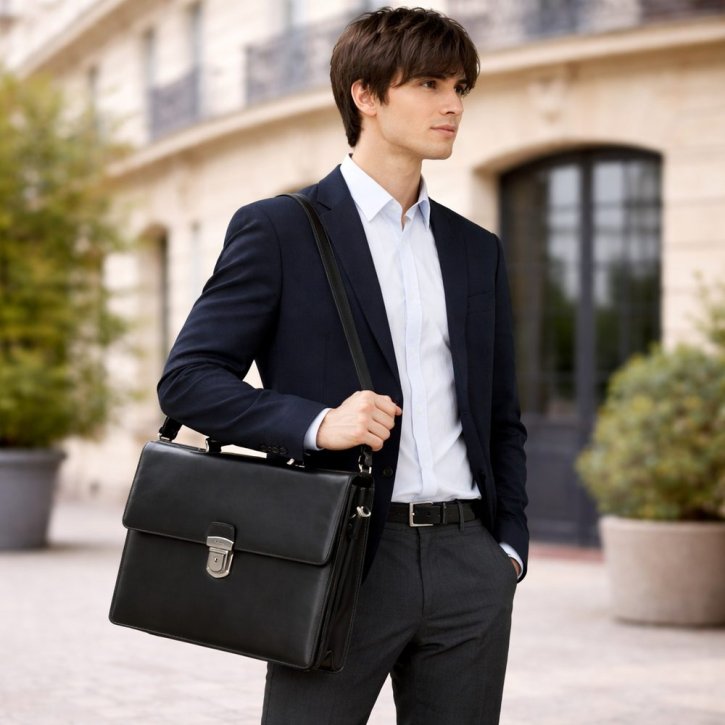 Picard  RETRO Aktentasche cafe