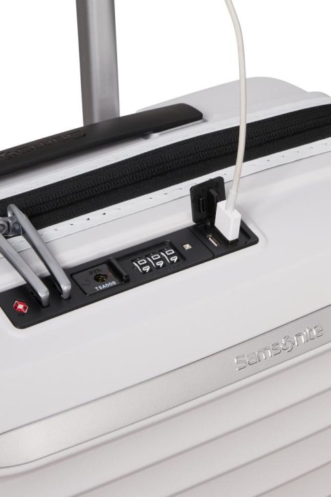 Samsonite UPSCAPE Spinner 55/20 exp. cloud white