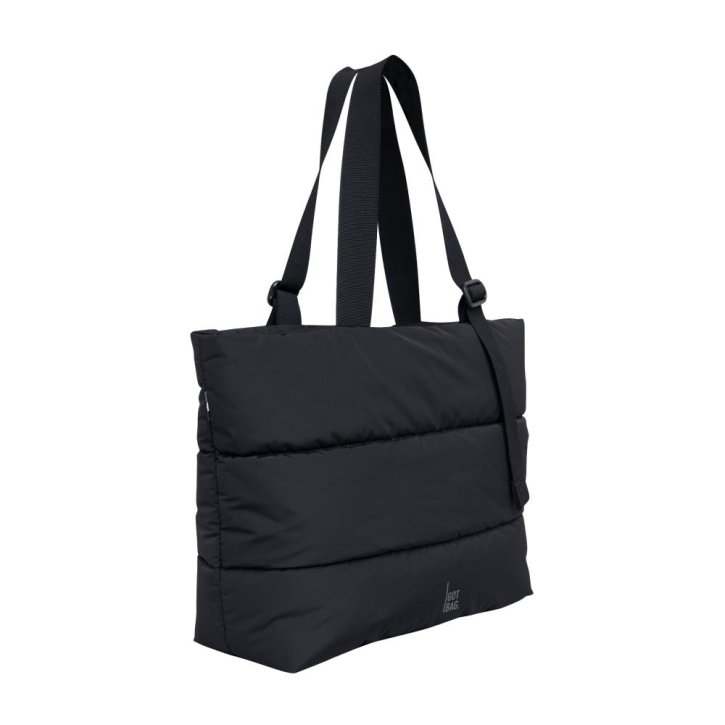  Puffer Tote Bag monochrome black