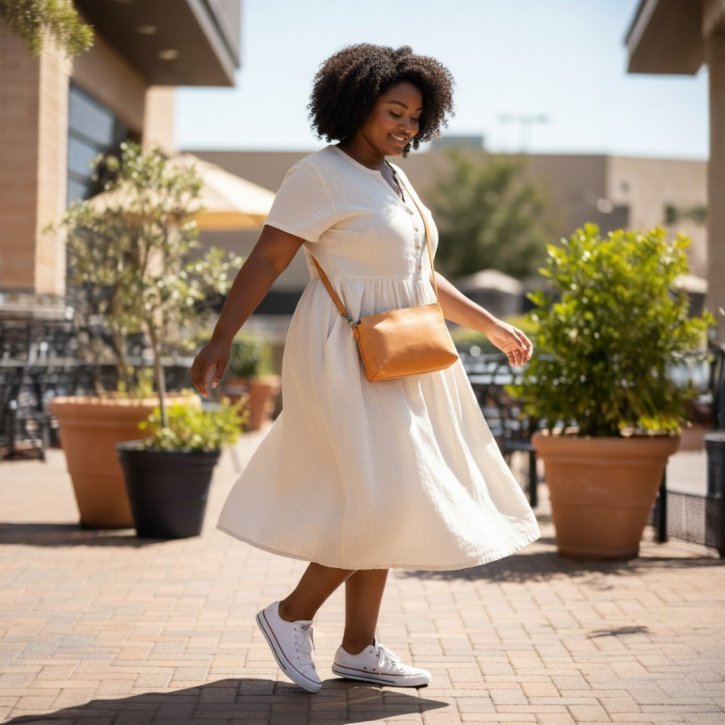 Saccoo Arica Schultertasche cognac