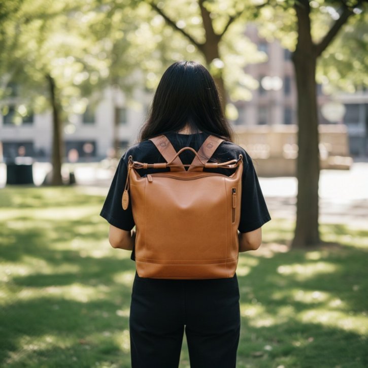 Saccoo Nippon Rucksack cognac