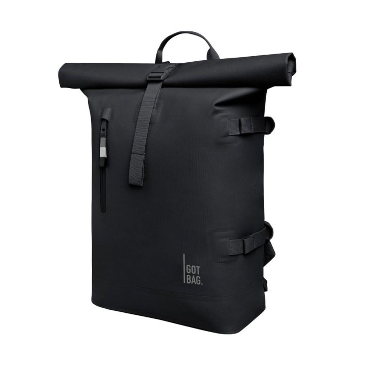RollTop 2.0 Laptoprucksack monochrome black