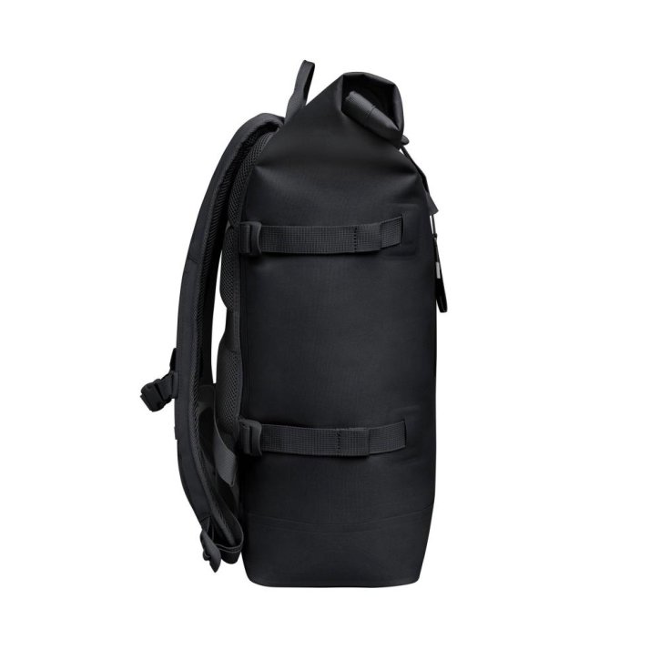 RollTop 2.0 Laptoprucksack monochrome black