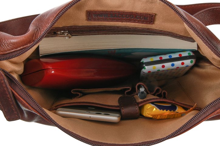 Saccoo BONAIRE S Beuteltasche choco