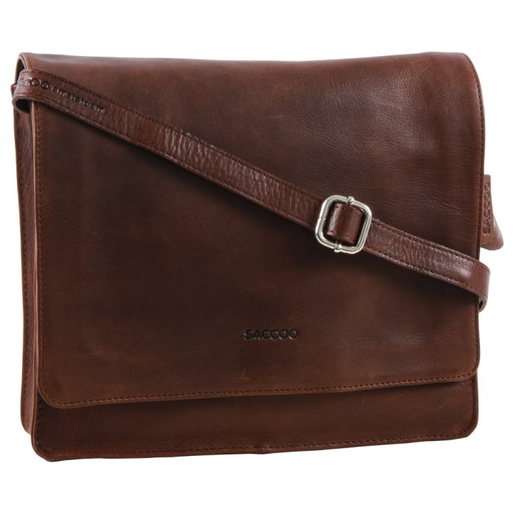 Saccoo CEDROS L Schultertasche brown