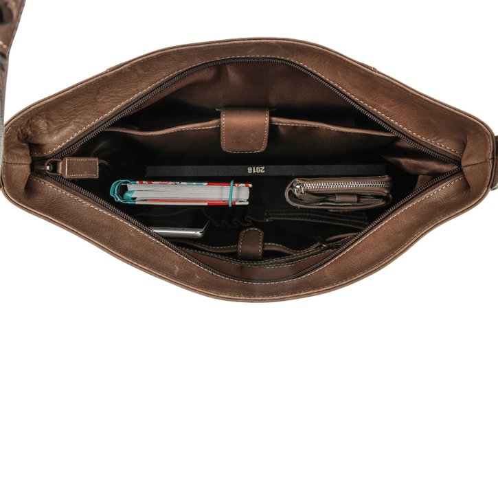 Saccoo Tumbes Umhängetasche L brown