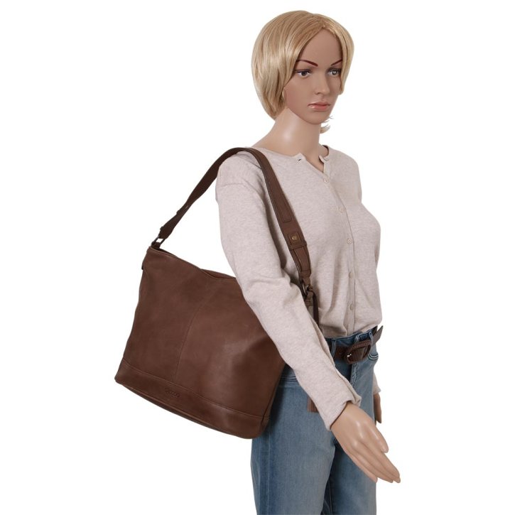Saccoo Gamas Schultertasche brown
