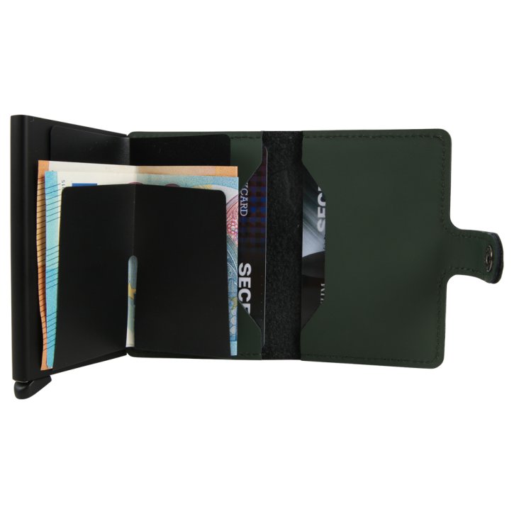 Secrid Miniwallet matte green black
