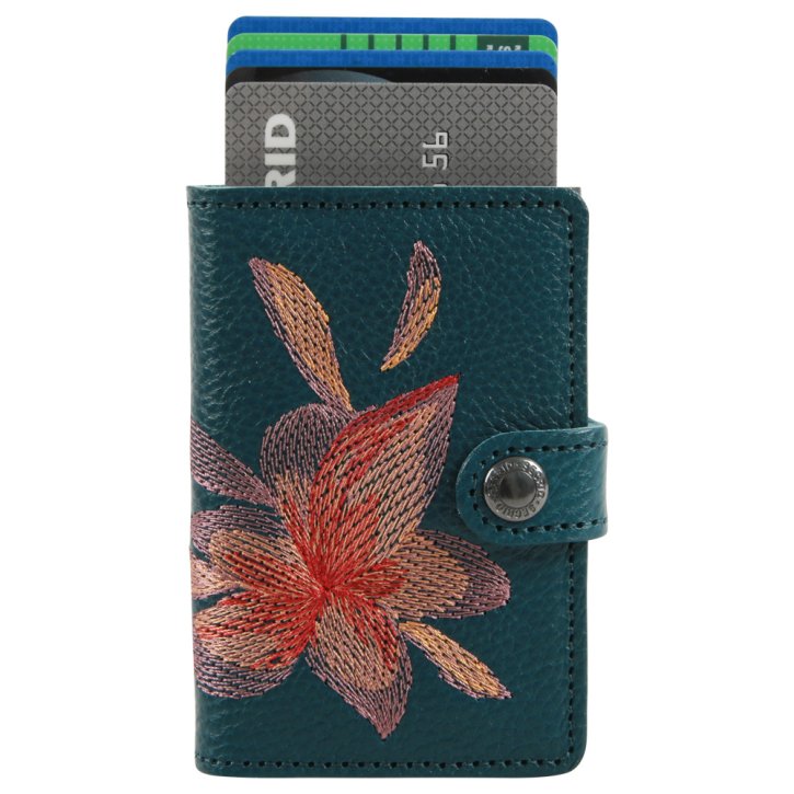 Secrid Stitch Linea  magnolia petrolia