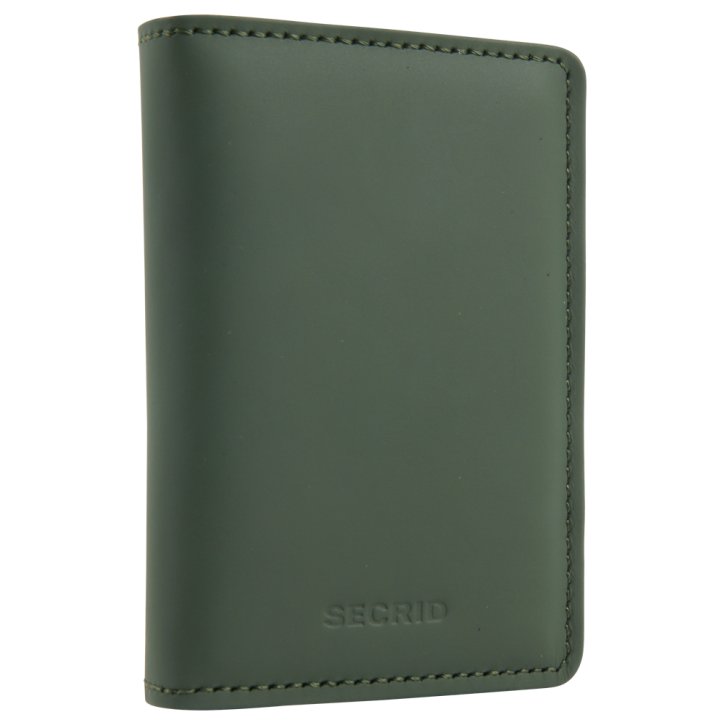 Slimwallet matte green-black