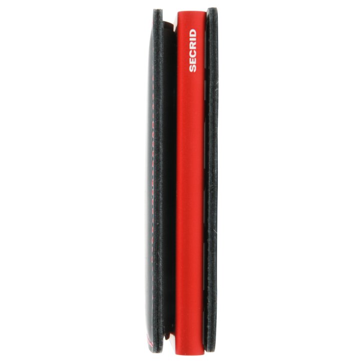 Secrid Slimwallet matte black & red