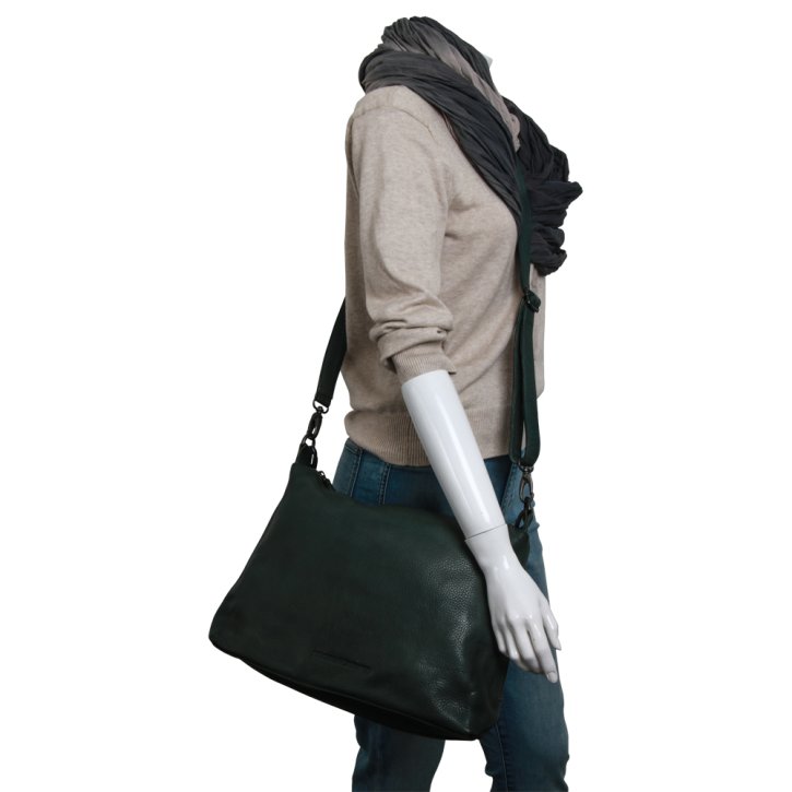 STICKS & STONES Marbella bag sea green