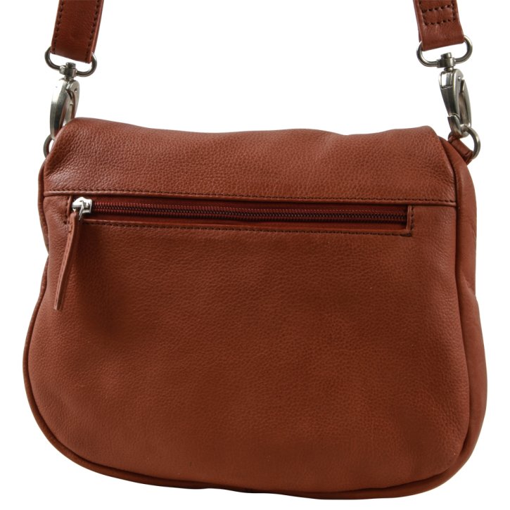 STICKS & STONES Lido bag cognac