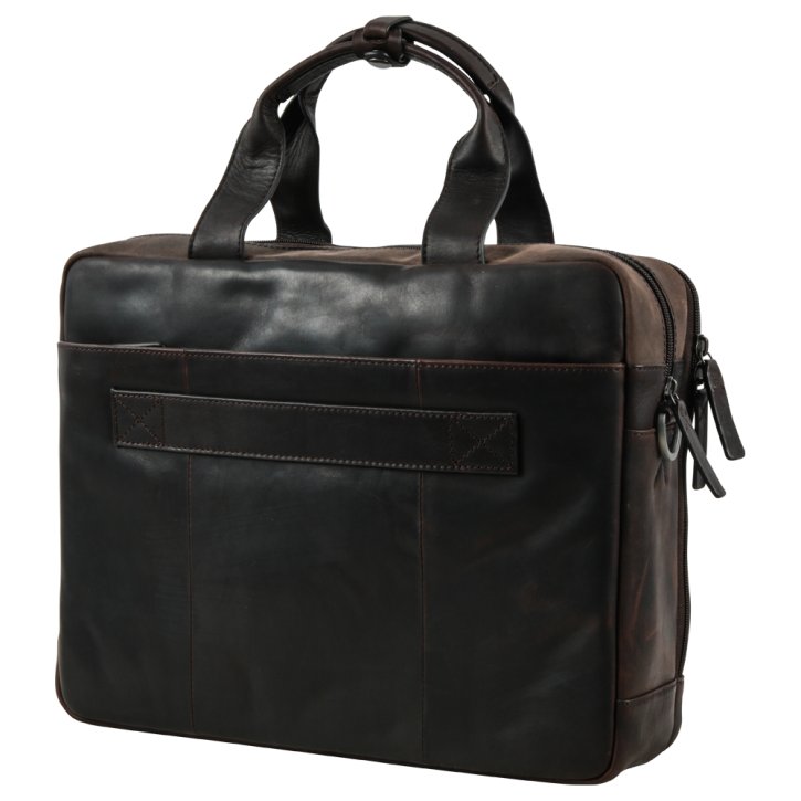 Strellson brick lane charles briefbag dark brown