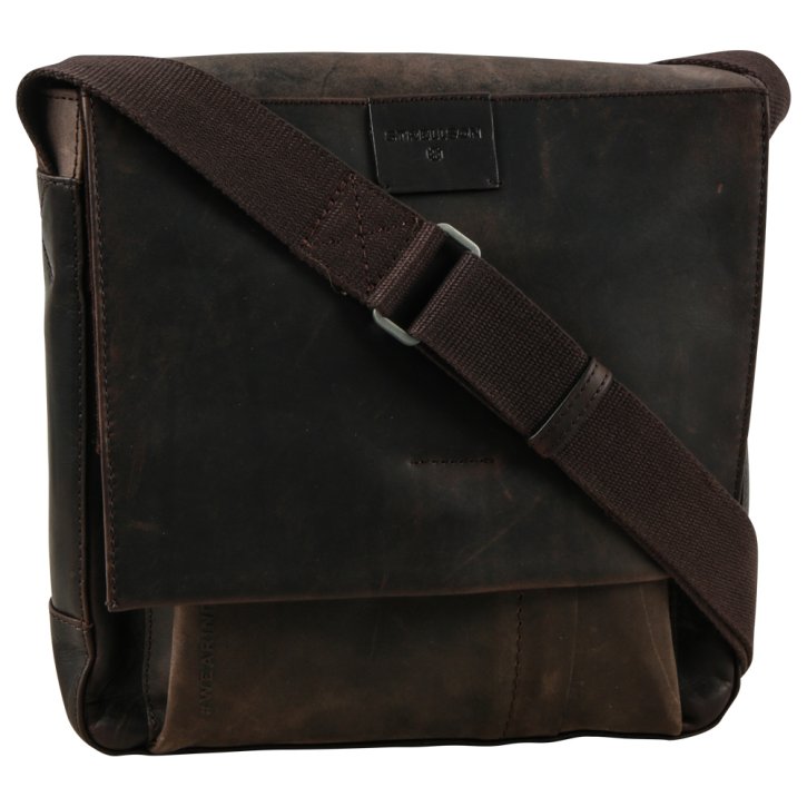 Strellson brick lane jeremy shoulderbag dark brown