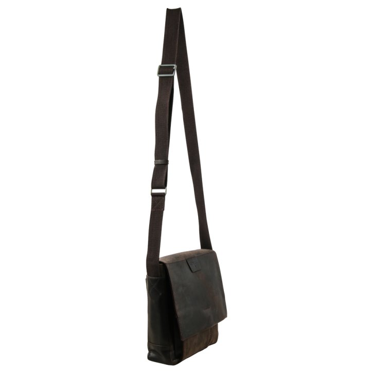 Strellson brick lane jeremy shoulderbag dark brown