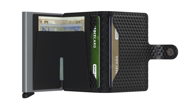 Secrid Miniwallet cubic black-titanium