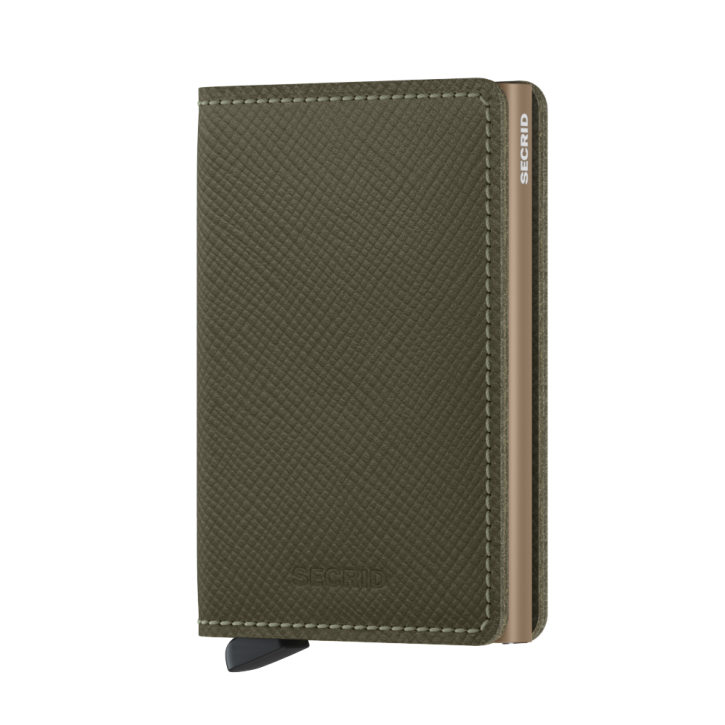 Secrid Slimwallet Saffiano Olive