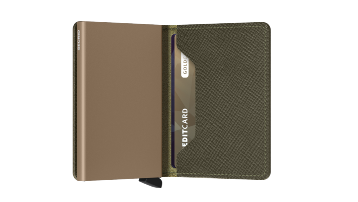 Secrid Slimwallet Saffiano Olive