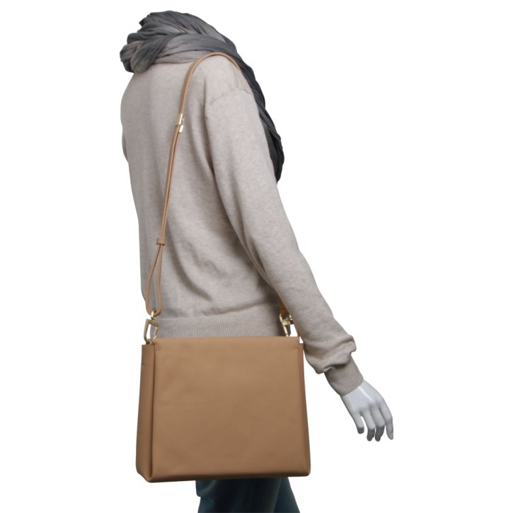Bree PURE 4 Schultertasche toffee