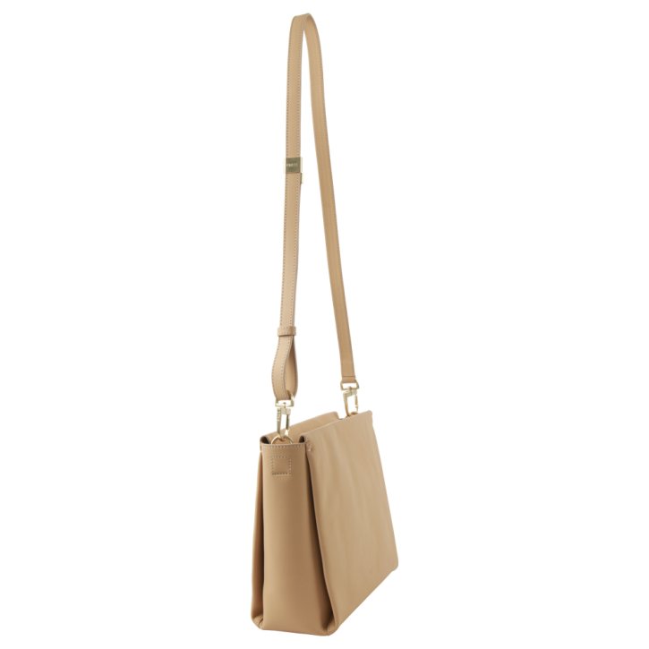 Bree PURE 4 Schultertasche toffee