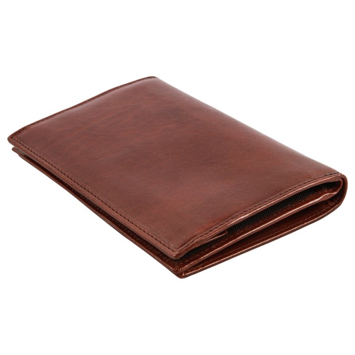 the bridge Ausweishülle Rindleder braun