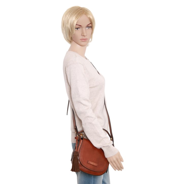 the bridge Damenhandtasche Rindleder braun