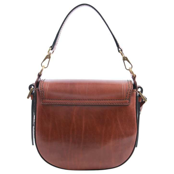 the bridge Damenhandtasche Rindleder braun