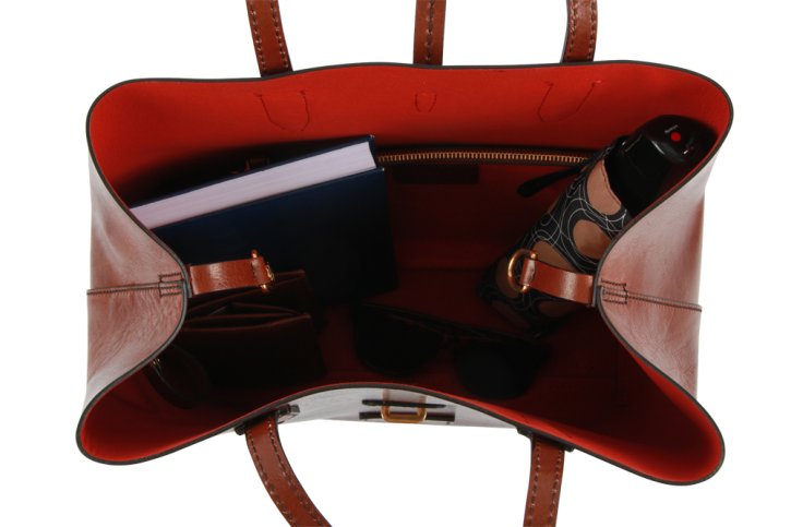 the bridge Shopper Rindleder braun