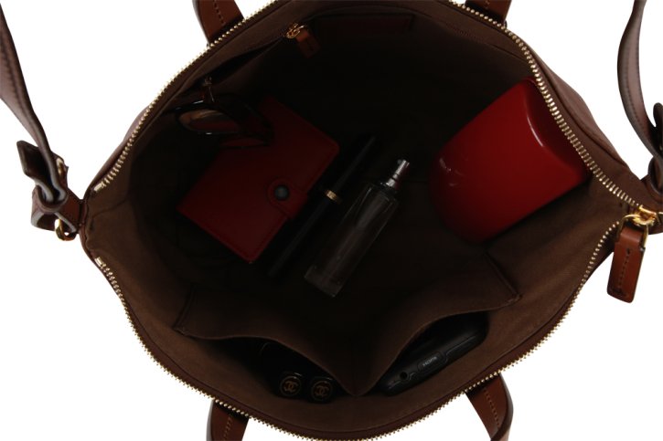 the bridge Shopper Feinleder  braun