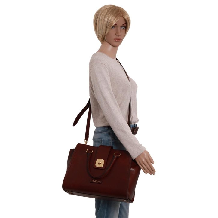 the bridge Damentasche Feinleder  braun