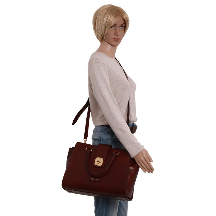 the bridge Damentasche Feinleder  braun