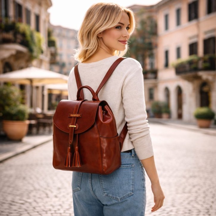 the bridge Rucksack braun