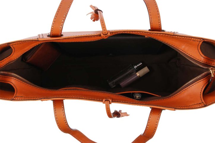 the bridge Damentasche cognac